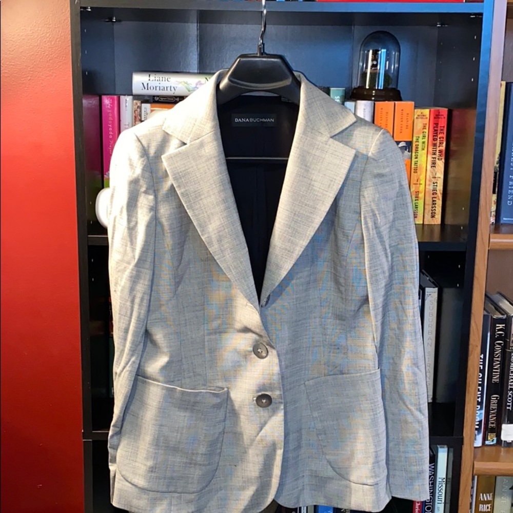 Grey Dana Buchman 3 button Blazer